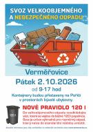 SVOZ VELKOOBJEMNÉHO A NEBEZPEČNÉHO ODPADU - pátek 2. října 2026 2